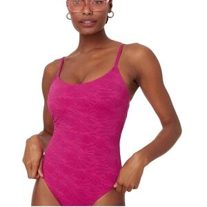 ANDIE SWIM- The Amalfi Swimsuit Pink Lava Size XL